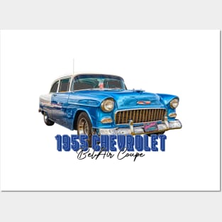 1955 Chevrolet BelAir Coupe Posters and Art